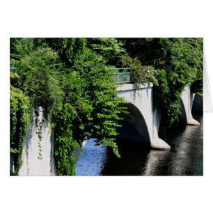 Brücke der Blume Shelburne Falls MA Blank Card