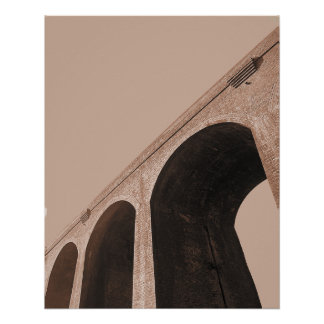 Brücke der Höhepunkte - braun Poster