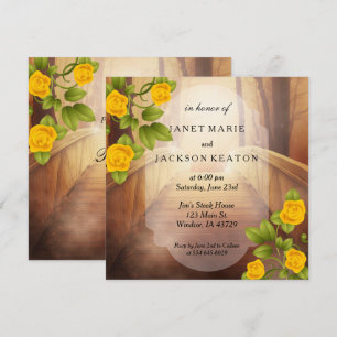 Brücke der Liebe, Naturhochzeit Einladung