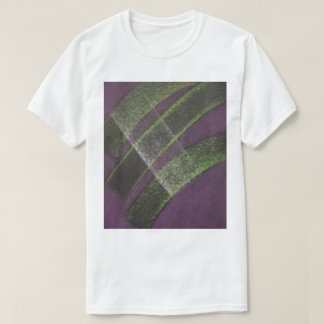 Brücke Einzigartige Lila Gelbe Farbige Abstrakte K T-Shirt