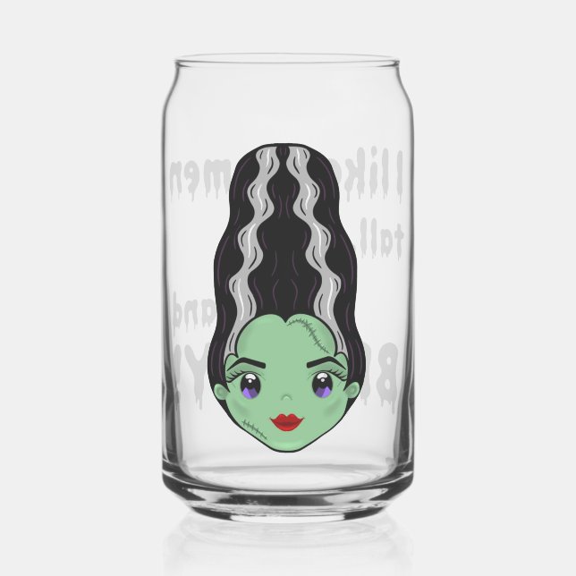 Brücke Frankenstein Broody Glass Can Dosenglas (Vorderseite)