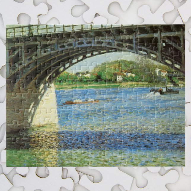 Brücke in Argenteuil bei Gustave Caillebotte Puzzle (Von Creator hochgeladen)