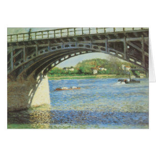 Brücke in Argenteuil von Gustave Caillebotte