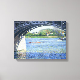 Brücke in Argenteuil (von Gustave Caillebotte) Leinwanddruck