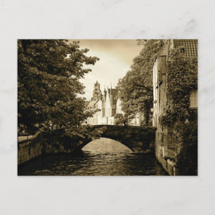 Brücke in Brügge Postkarte