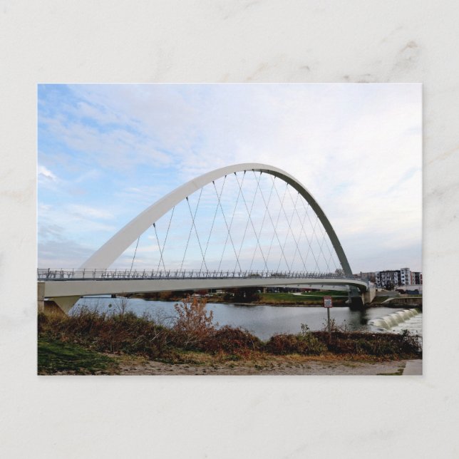 Brücke in Des Moines Iowa Postkarte (Vorderseite)