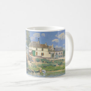 Brücke in Villeneu von Sisley Impressionist Paint Kaffeetasse