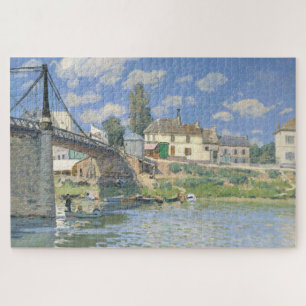 Brücke in Villeneu von Sisley Impressionist Paint Puzzle