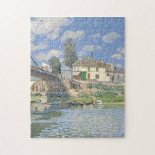 Brücke in Villeneu von Sisley Impressionist Paint Puzzle