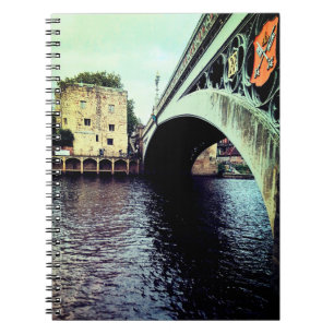 Brücke in York Notizblock