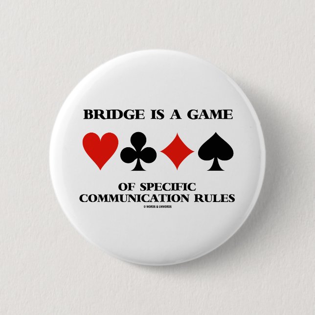 Brücke ist ein Spiel der spezifischen Button (Vorderseite)