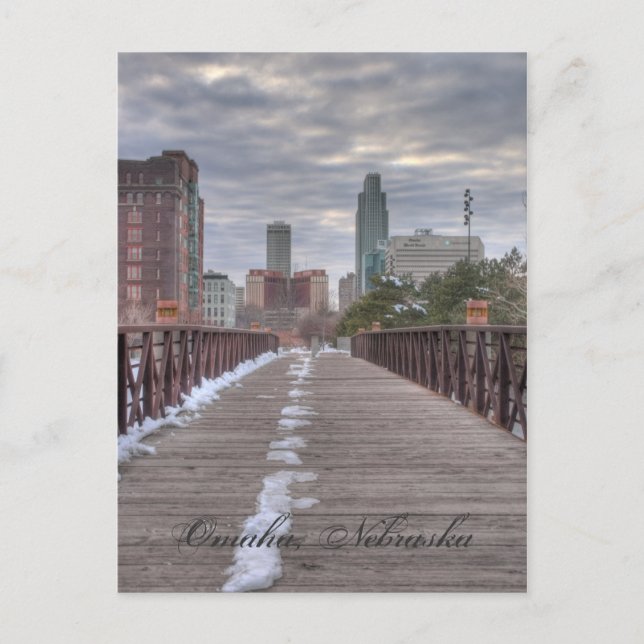 Brücke nach Omaha Postkarte (Vorderseite)