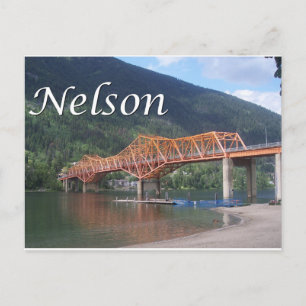 Brücke: Nelson, BC Postkarte