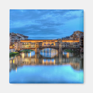 Brücke Ponte vecchio in Florenz, Italien Magnet