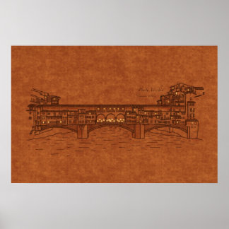 Brücke: Ponte Vecchio Poster
