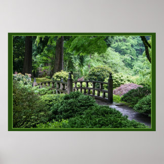 Brücke - Portland Japanese Garden Poster
