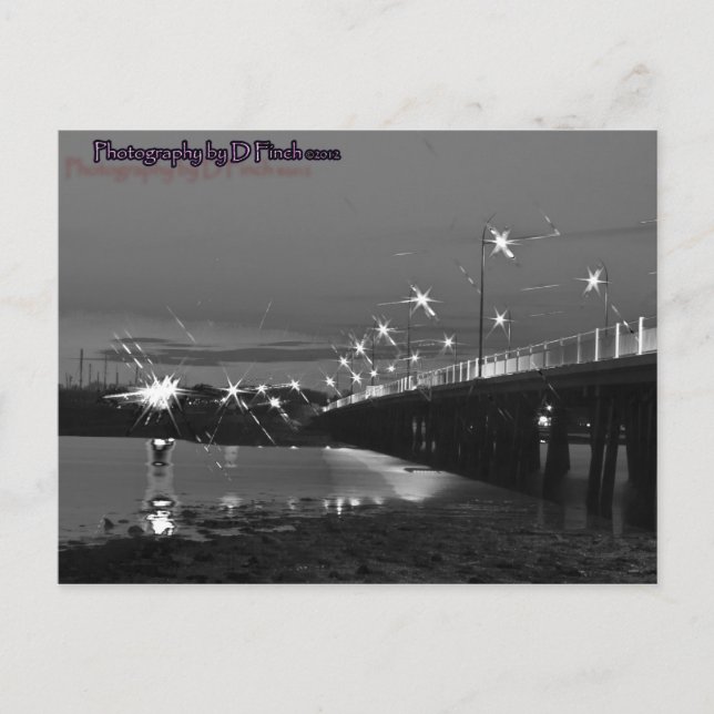 Brücke Postkarte (Vorderseite)