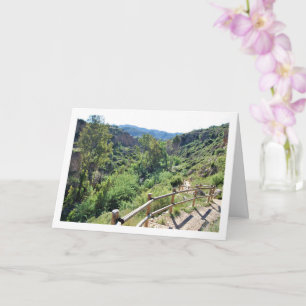 Brücke Ruta del Agua in Chelva, Valencia, Spanien Karte