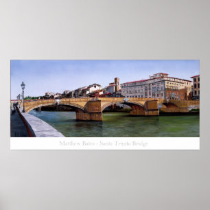 Brücke Santa Trinita Poster
