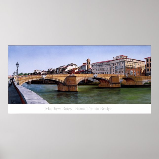 Brücke Santa Trinita Poster (Vorne)