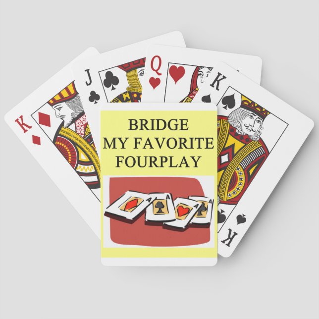 Brücke Spielkarten (Rückseite)