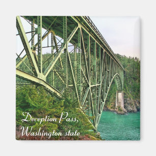 Brücke, Täuschungs-Durchlauf, Washington-Staat Magnet