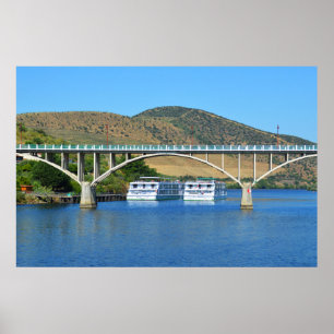 Brücke über den Douro in Portugal Poster