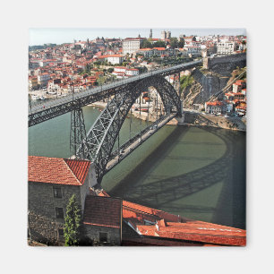 Brücke über den Fluss Douro, Porto, Portugal Magnet