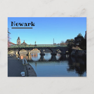 Brücke über den Trent bei der Newark Postcard Postkarte