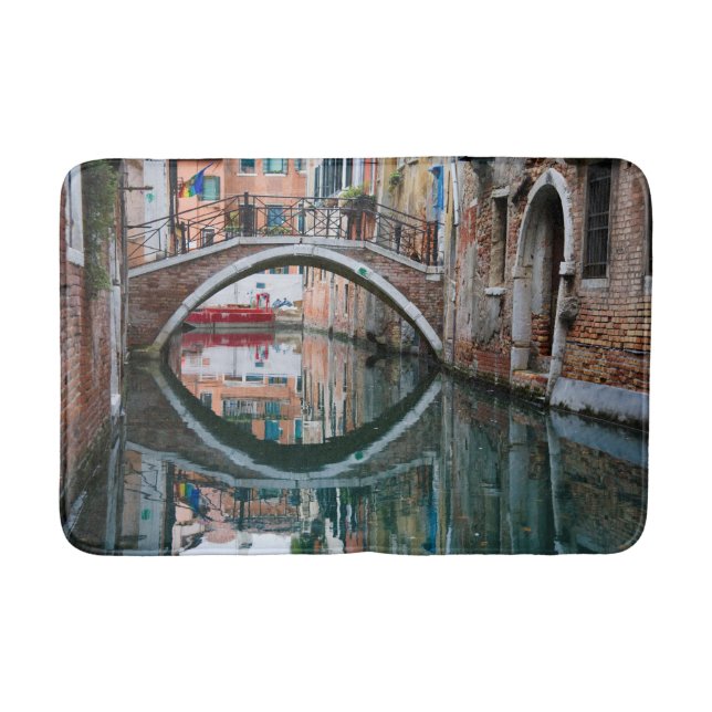 Brücke über den Venedig-Kanal Badematte (Vorderseite)
