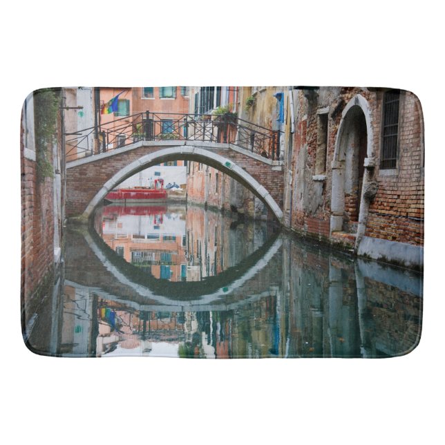 Brücke über den Venedig-Kanal Badematte (Vorderseite)