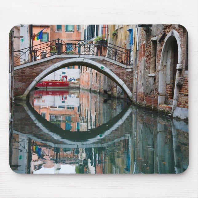 Brücke über den Venedig-Kanal Mousepad (Vorne)