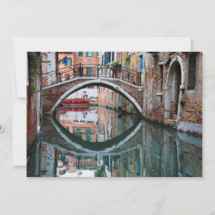 Brücke über den Venice-Kanal Dankeskarte