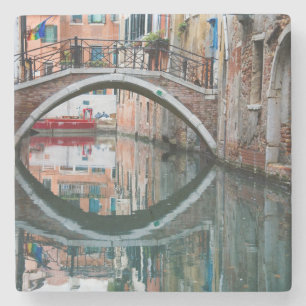 Brücke über den Venice-Kanal Steinuntersetzer