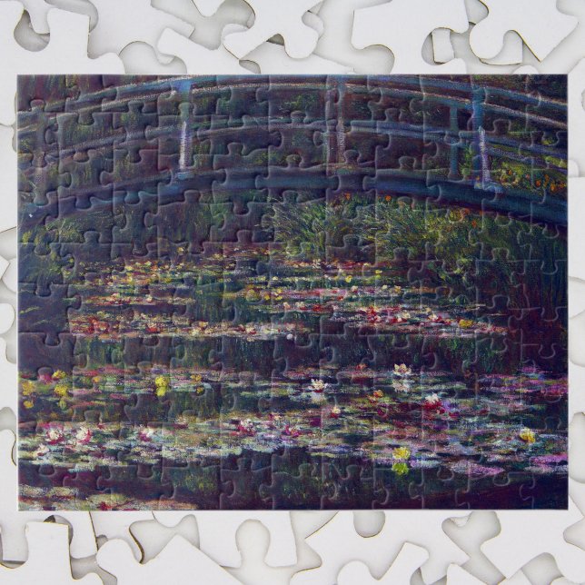 Brücke über den Wasserlilie Pond von Claude Monet Puzzle (Von Creator hochgeladen)