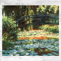 Brücke über den Wasserlilie-Teich von Claude Monet