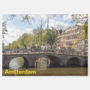 Brücke über die Keizersgracht, Amsterdam, Niederla Magnet