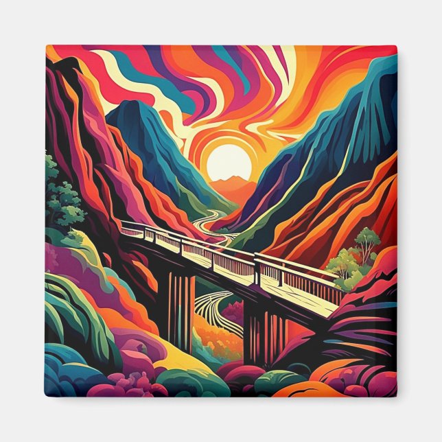 Brücke über die Schlucht 5 Magnet (Vorne)