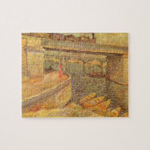 Brücke über die Seine durch Vincent van Gogh Puzzle
