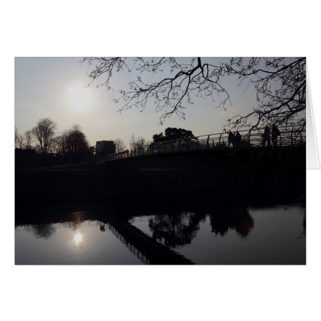 Brücke über einen Fluss (Vorderseite (Horizontal))