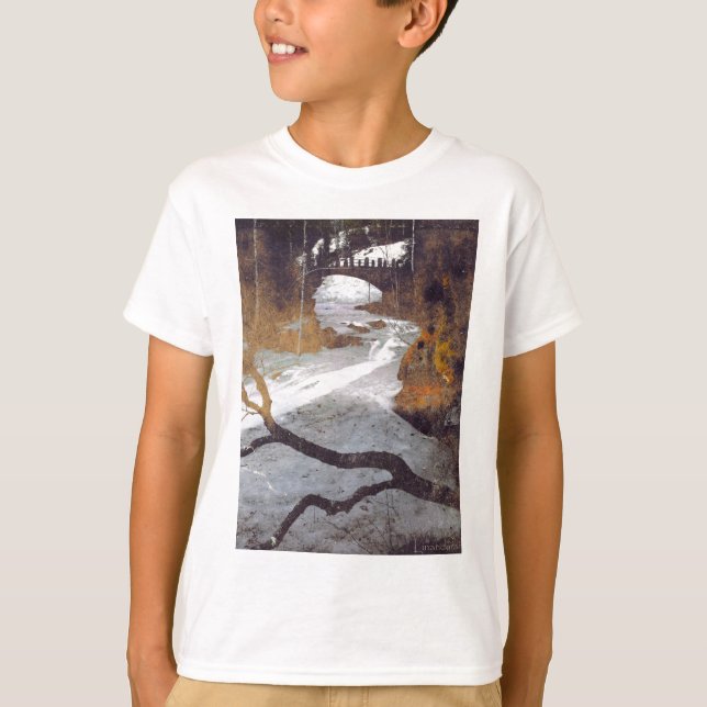 Brücke über einen Froststrahl von Alexandra Cook T-Shirt (Vorderseite)