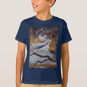 Brücke über einen gefrorenen Bach von Alexandra Co T-Shirt