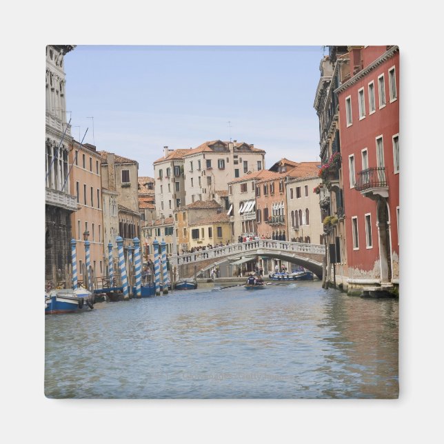 Brücke über einen Kanal, Canale Grande, Venedig, I Magnet (Vorne)