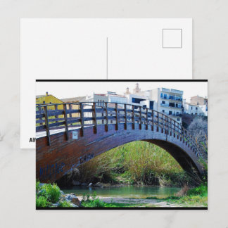 Brücke über Riba-roja de Túria Postkarte