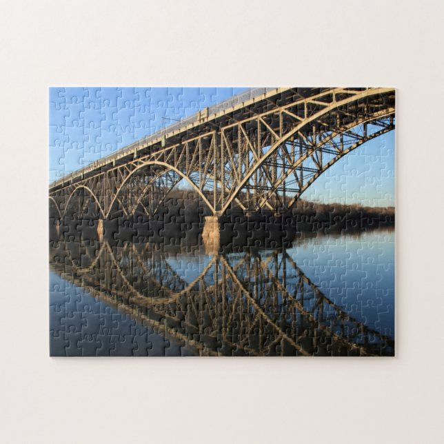 Brücke über Schuylkill Fluss Puzzle (Horizontal)