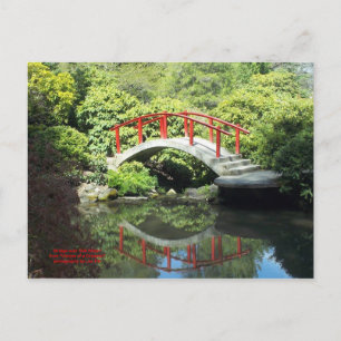 Brücke über Stillwasser Postkarte