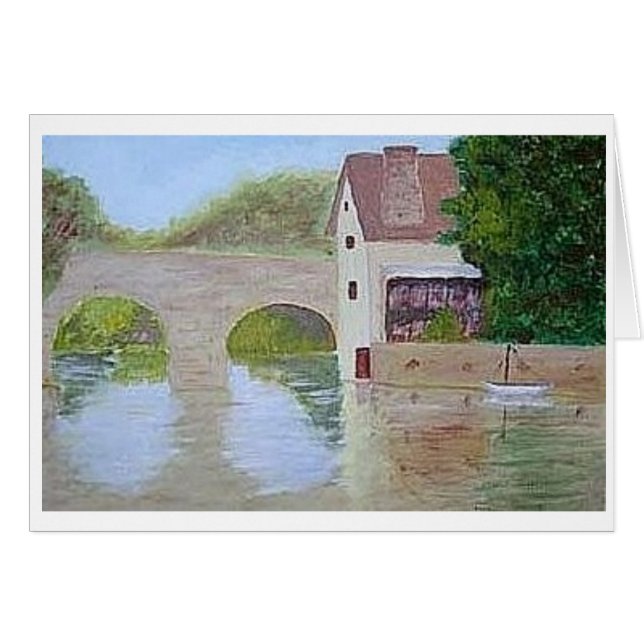 Brücke über Wasser (Vorderseite (Horizontal))