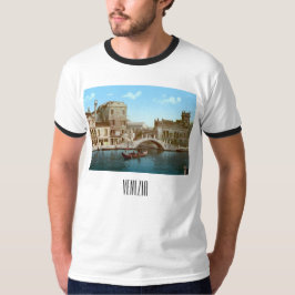 Brücke und Kanal in Venedig (1900) T-Shirt
