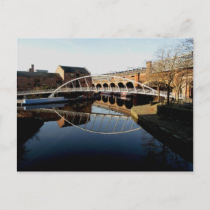 Brücke und Kanal Postkarte