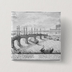 Brücke von Aelius und Hadrians Mausoleum (Castel S Button